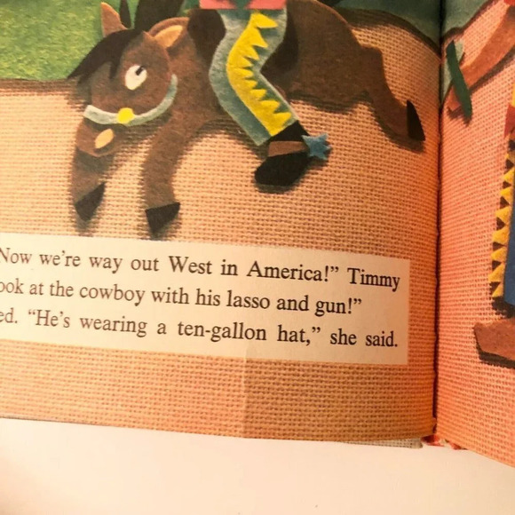 Vintage 1964 Wonder Book Around The World Cut Out Book - Picture 13 of 16